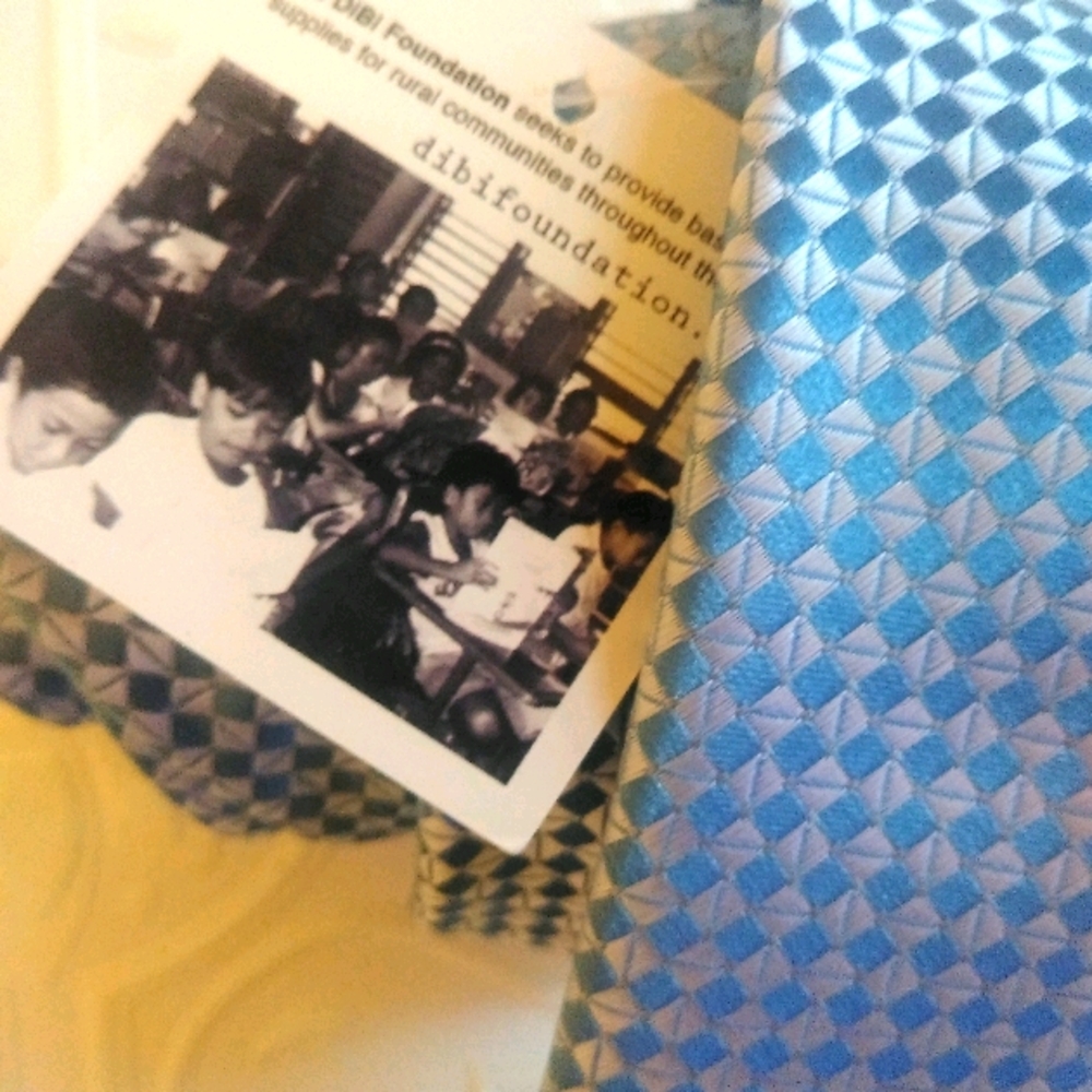 Dibi Baby Blue men's necktie